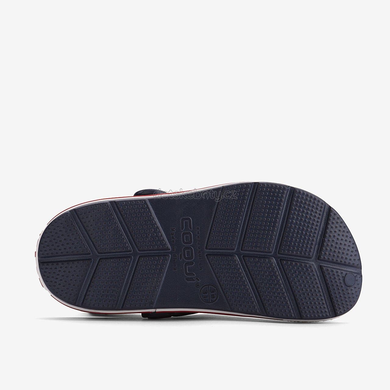 Dětské plážovky Coqui 6423 Navy/White Velikost: 24-25 - náhled 3