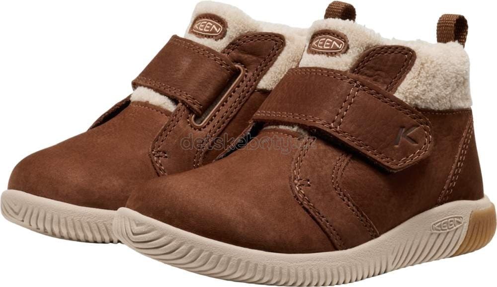 Dětské celoroční boty Keen KNX MIDDIE CHILDREN bison/safari Velikost: 24 - náhled 3