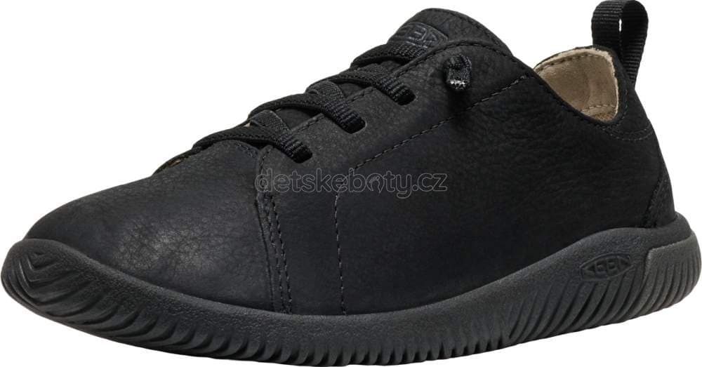 Dětské celoroční boty Keen KNX LACE YOUTH triple black Velikost: 32-33 - náhled 2