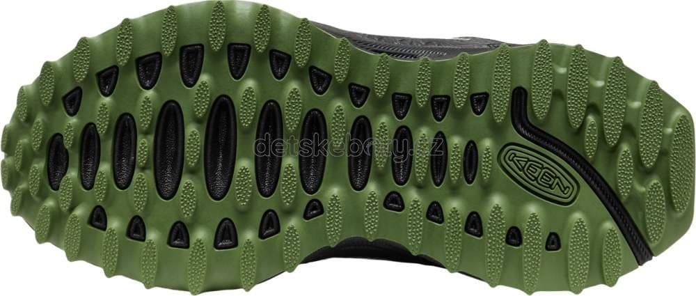 Dětské celoroční boty Keen ZIONIC WP YOUTH black/bronze green Velikost: 32-33 - náhled 3
