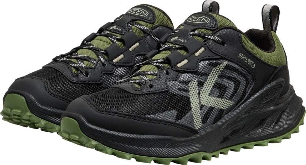 Dětské celoroční boty Keen ZIONIC WP YOUTH black/bronze green Velikost: 32-33 - náhled 5