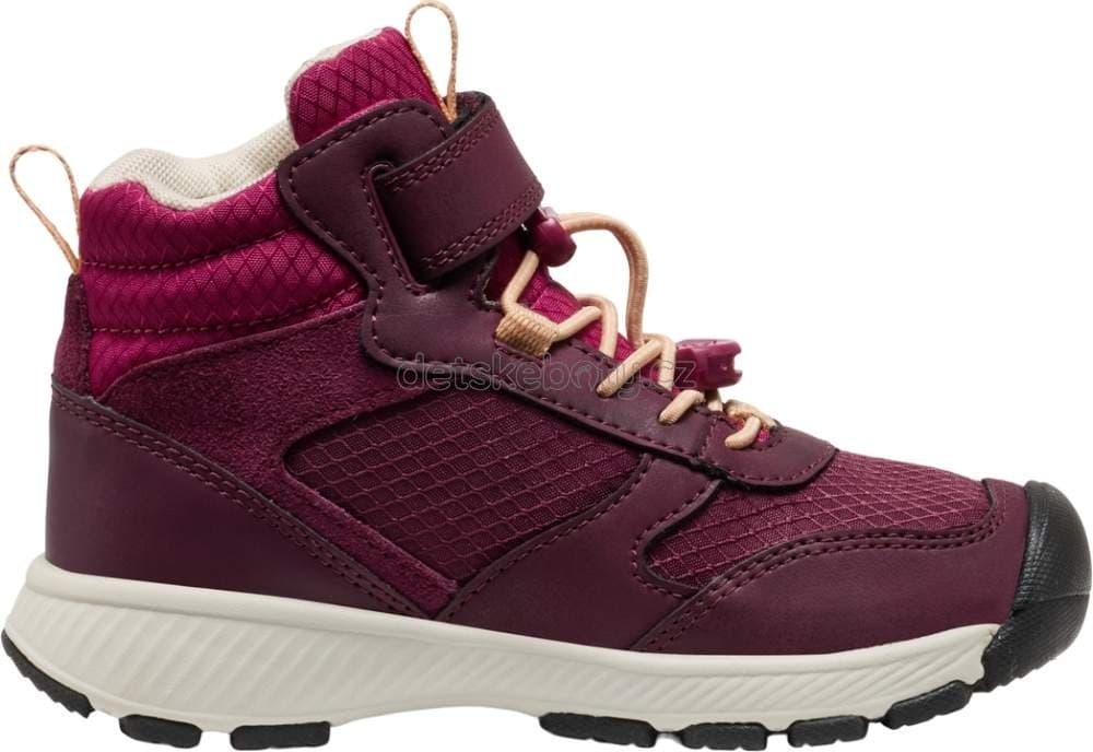Dětské celoroční boty Keen SKUA MID WP CHILDREN fig/peach fuzz Velikost: 24 - náhled 1