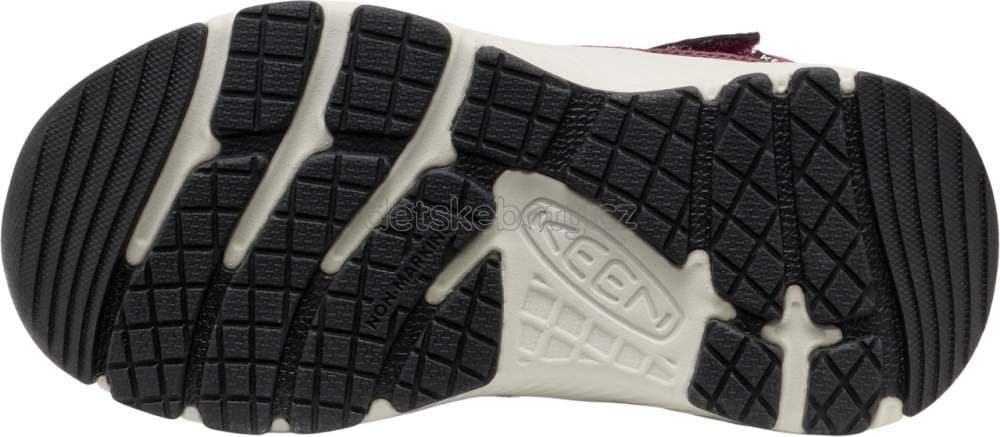 Dětské celoroční boty Keen SKUA MID WP CHILDREN fig/peach fuzz Velikost: 24 - náhled 3