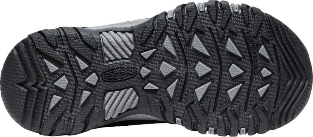 Dětské celoroční boty Keen TARGHEE IV LOW WP YOUTH black/steel grey Velikost: 32-33 - náhled 4