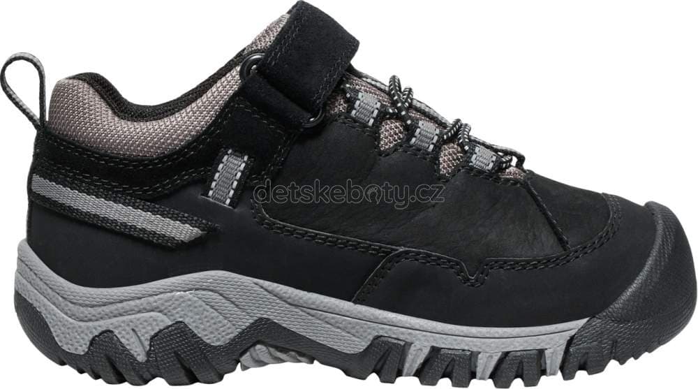 Dětské celoroční boty Keen TARGHEE IV LOW WP CHILDREN black/steel grey Velikost: 30 - náhled 3