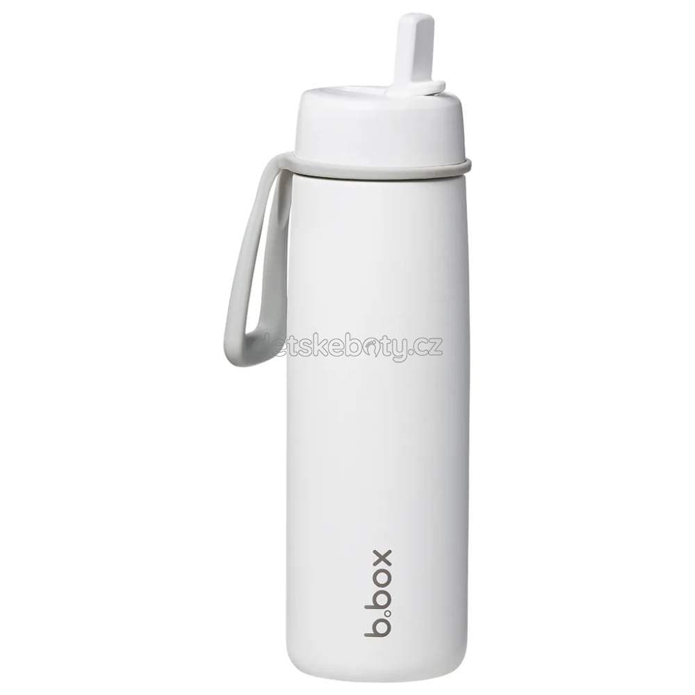 b.box 0928 Nerezová termolahev s brčkem 690 ml - white out - náhled 1