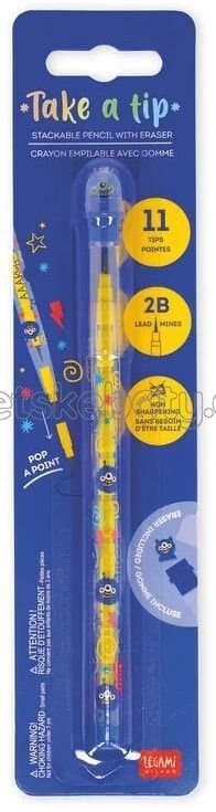 Tužka s vyměnitelnými hroty Legami Stackable Pencils - Monster - náhled 5
