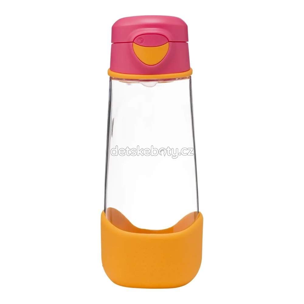 b.box 711 Sport lahev na pití 600 ml - růžová/oranžová - náhled 1