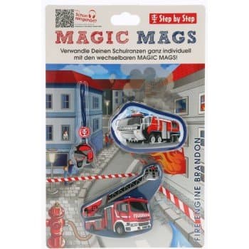 Doplňková sada obrázků MAGIC MAGS, Fire Engine Brandon, pro aktovky a batohy Step by Step - náhled 3