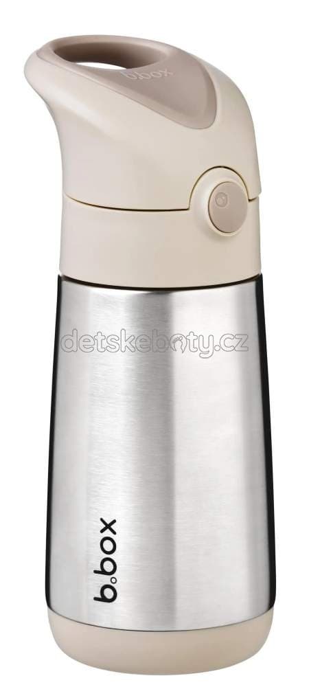 b.box 1339 Termoska na pití s brčkem 350 ml - béžová - náhled 5