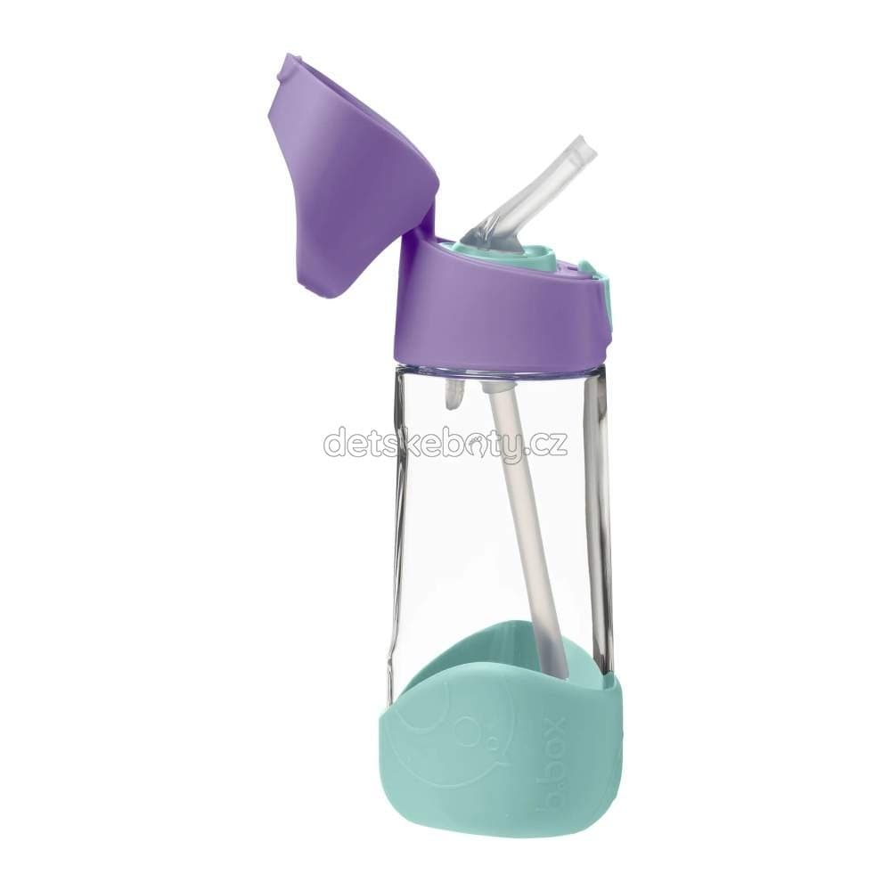 b.box 500303 Lahev na pití s brčkem 450 ml - lilac pop - náhled 2
