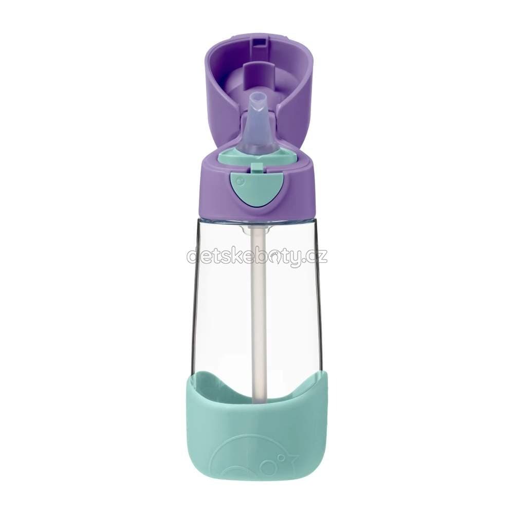 b.box 500303 Lahev na pití s brčkem 450 ml - lilac pop - náhled 3