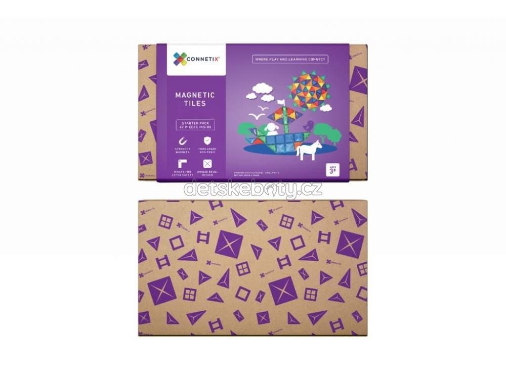 Connetix Tiles - Magnetická stavebnice 60 ks - náhled 2