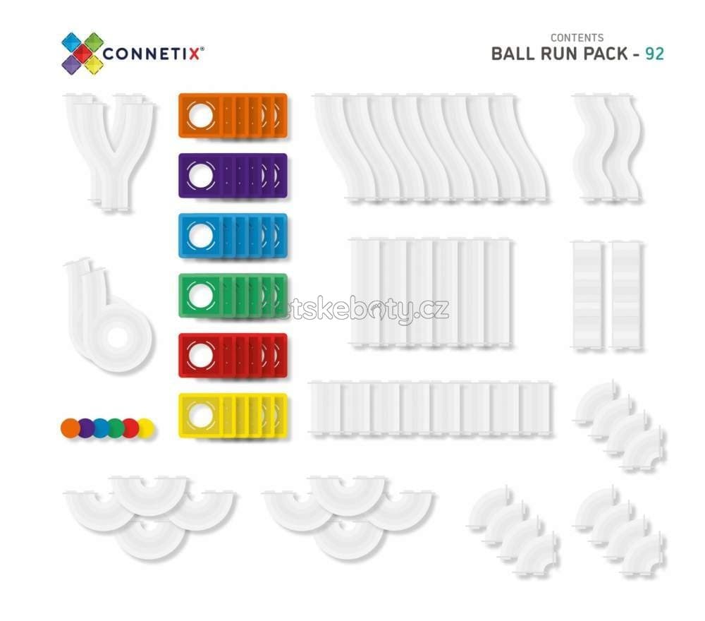 Connetix Tiles - Kuličková dráha 92 ks - náhled 2