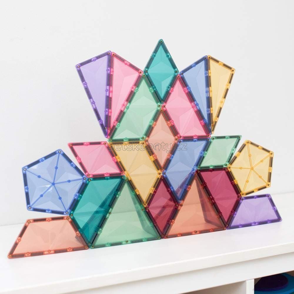 Connetix Tiles - Magnetická stavebnice PASTEL Shapes Expansion 48 ks - náhled 3