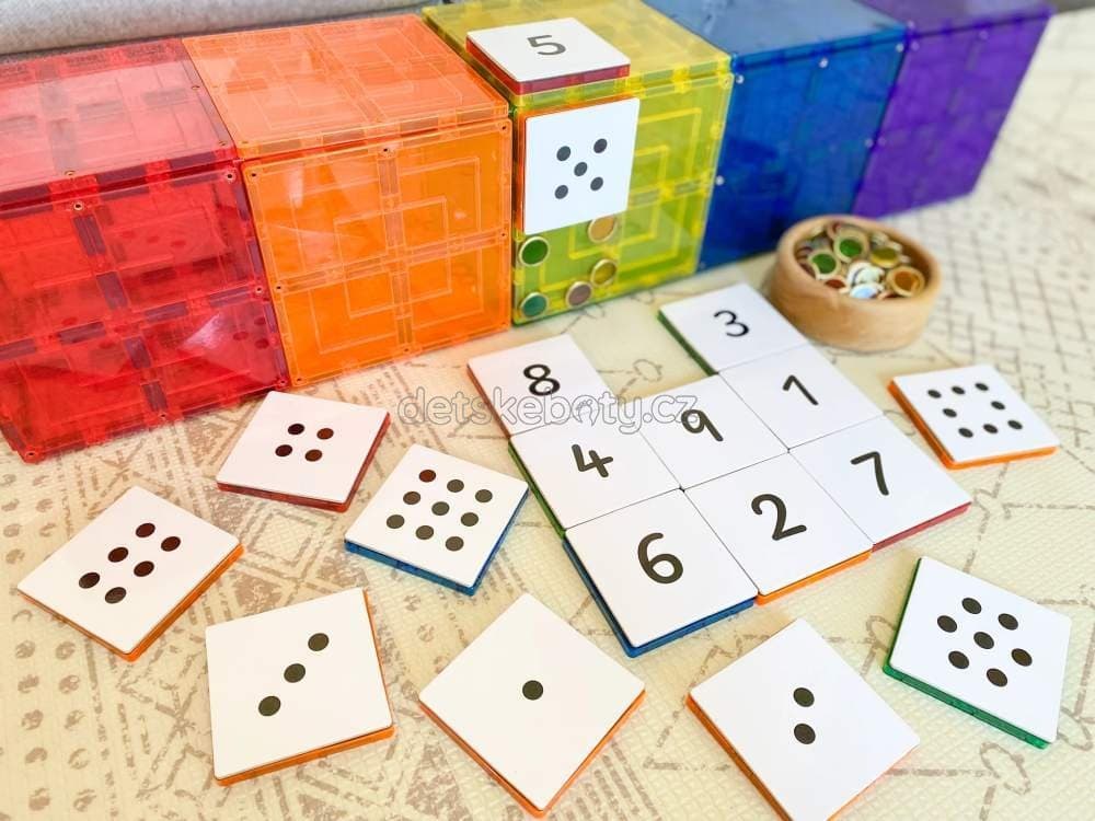 Learn and grow- Magnetická stavebnice Matematika 40 ks - náhled 2