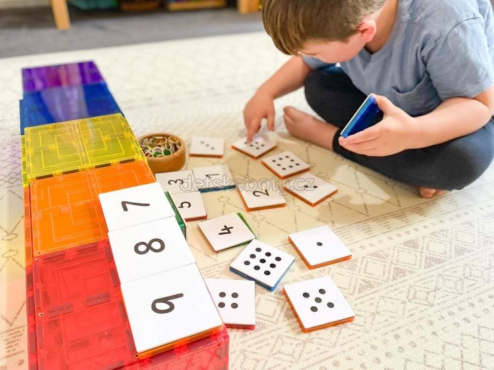 Learn and grow- Magnetická stavebnice Matematika 40 ks - náhled 3