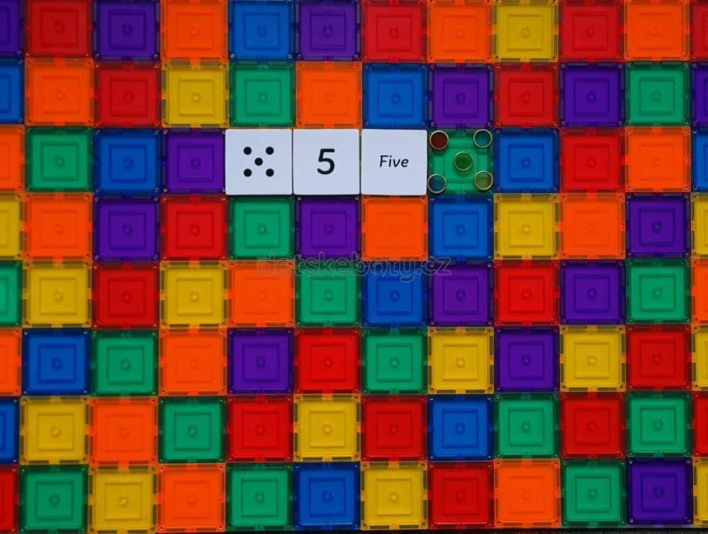Learn and grow- Magnetická stavebnice Matematika 40 ks - náhled 5