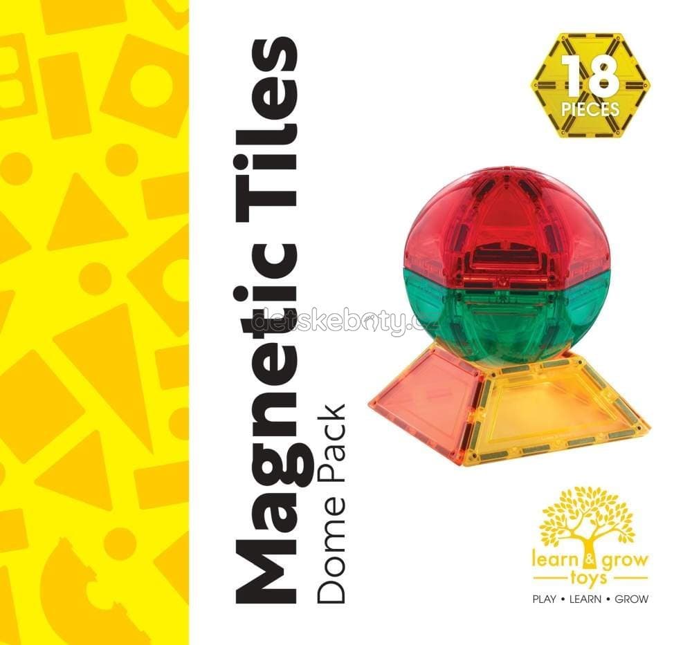 Learn and grow- Magnetická stavebnice Kupola 18 ks - náhled 2