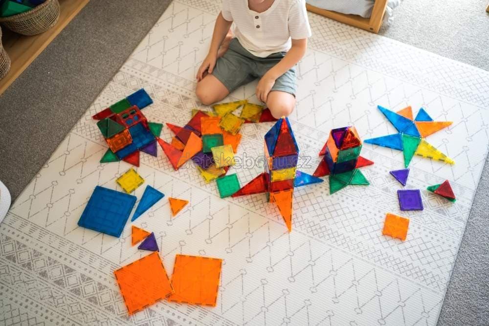 Learn and grow- Magnetická stavebnice Základní sada 64 ks - náhled 2