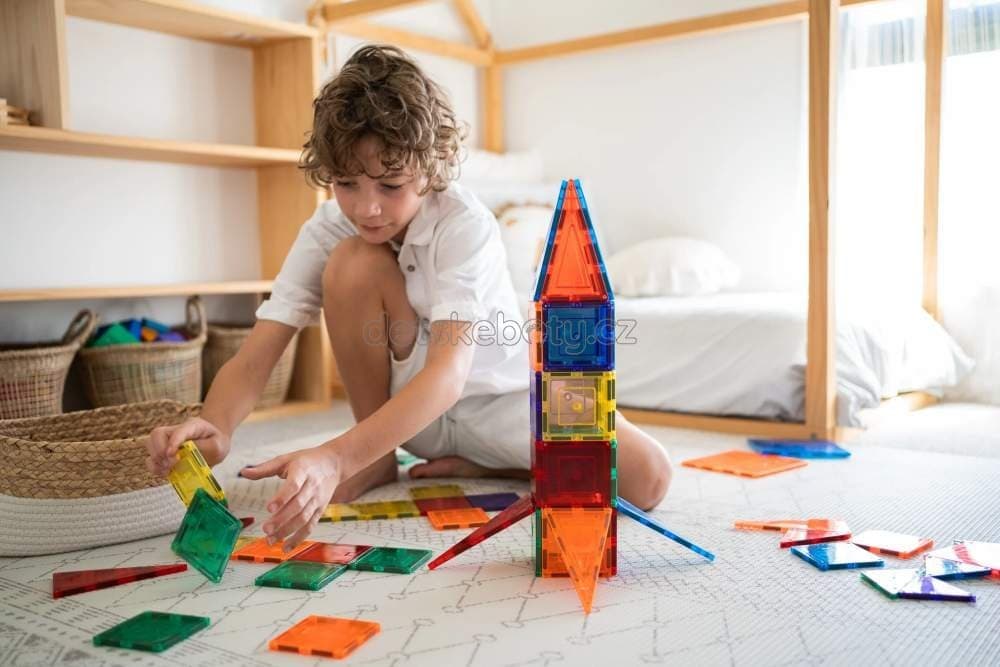 Learn and grow- Magnetická stavebnice Základní sada 64 ks - náhled 3