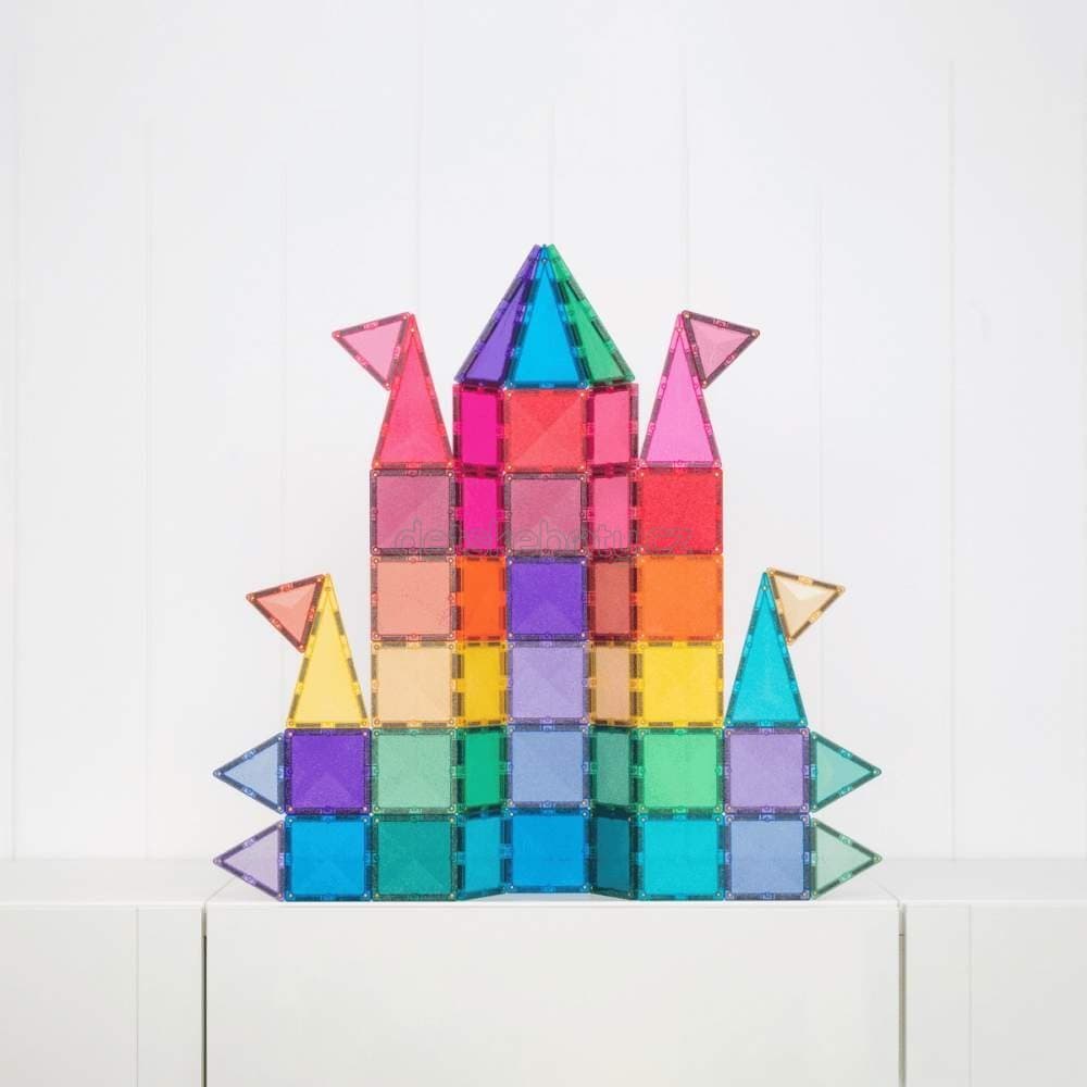 Connetix Tiles - Glitter Castle Pack 48 pc - náhled 4