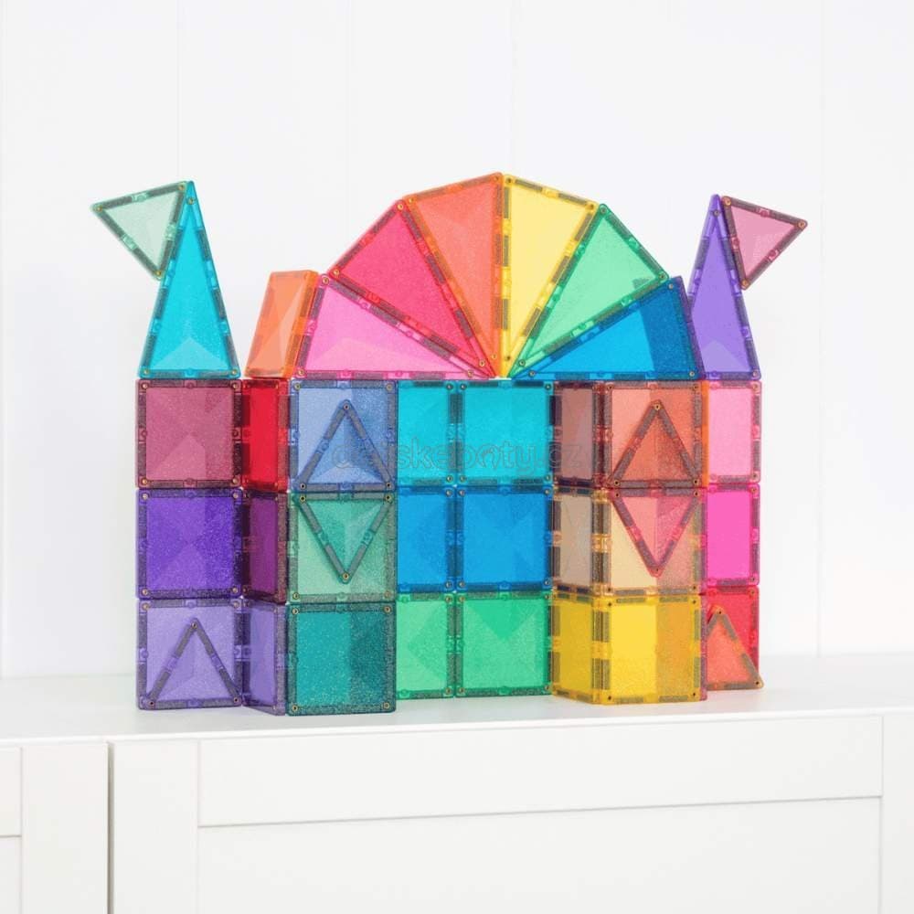 Connetix Tiles - Glitter Castle Pack 48 pc - náhled 5