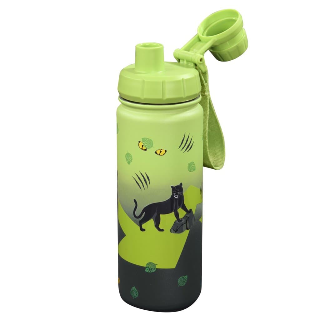 Izolovaná láhev na pití z nerezové oceli Step by Step 0,5 l, Black Cat - náhled 4