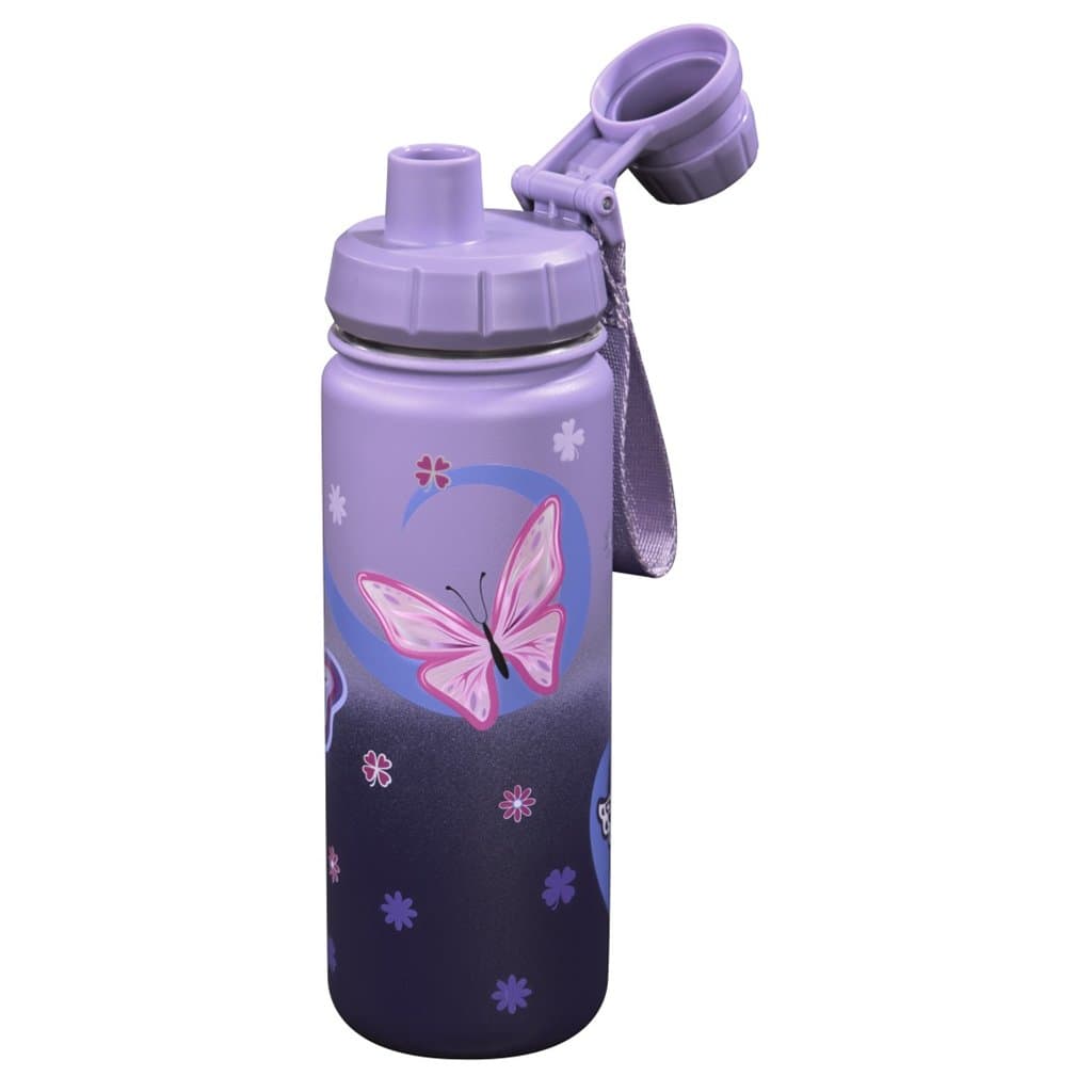 Izolovaná láhev na pití z nerezové oceli Step by Step 0,5 l, Sweet Butterfly - náhled 2