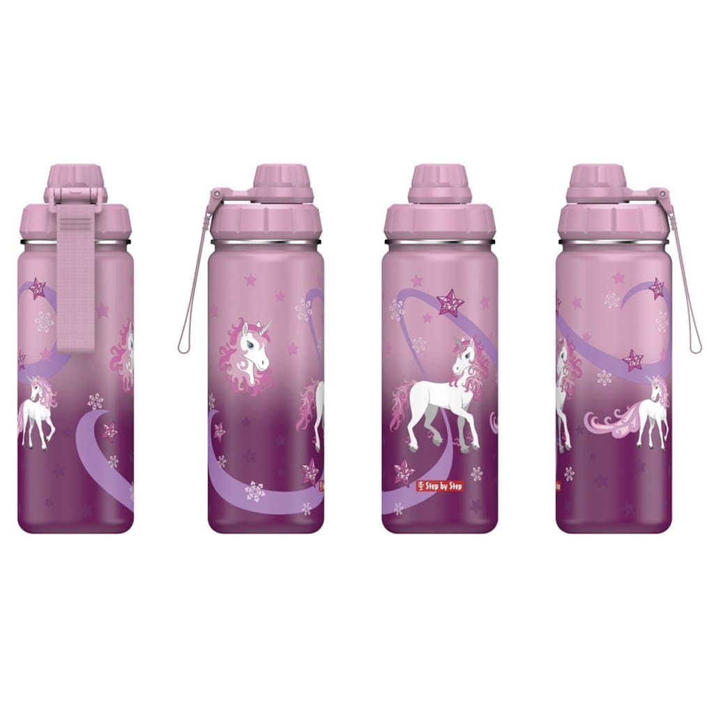 Izolovaná láhev na pití z nerezové oceli Step by Step 0,5 l, Sweet Unicorn - náhled 5