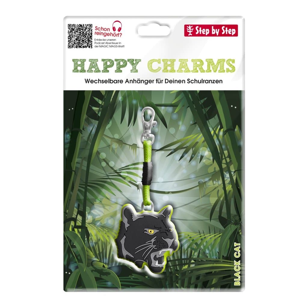 Přívěšek Step by Step HAPPY CHARMS, Black Cat - náhled 2
