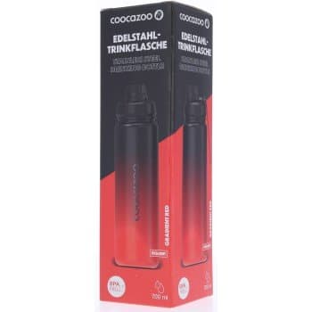 Izolovaná láhev na pití z nerezové oceli coocazoo 0,7 l, Gradient Red - náhled 3