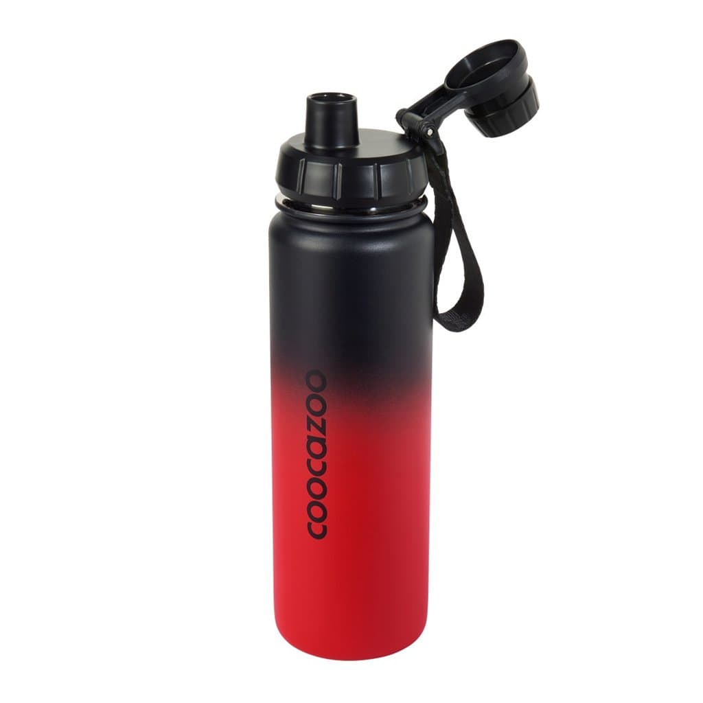 Izolovaná láhev na pití z nerezové oceli coocazoo 0,7 l, Gradient Red - náhled 4