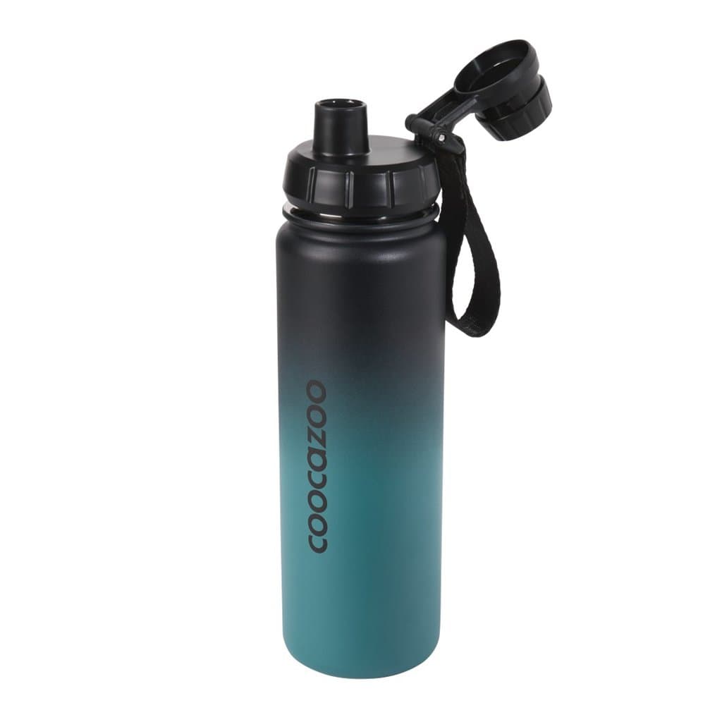 Izolovaná láhev na pití z nerezové oceli coocazoo 0,7 l, Gradient Teal - náhled 4
