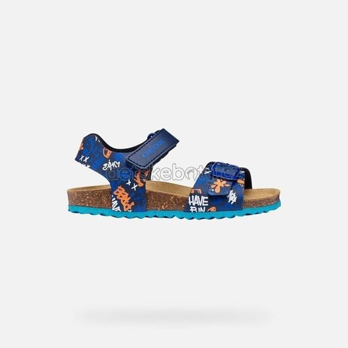 Dětské sandály Geox J028LB 06A54 C0693 Velikost: