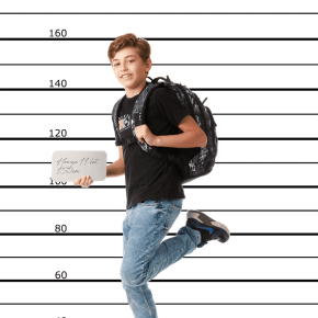 Bagmaster LINCOLN 26 A studentský batoh – černo-bílý - náhled 4