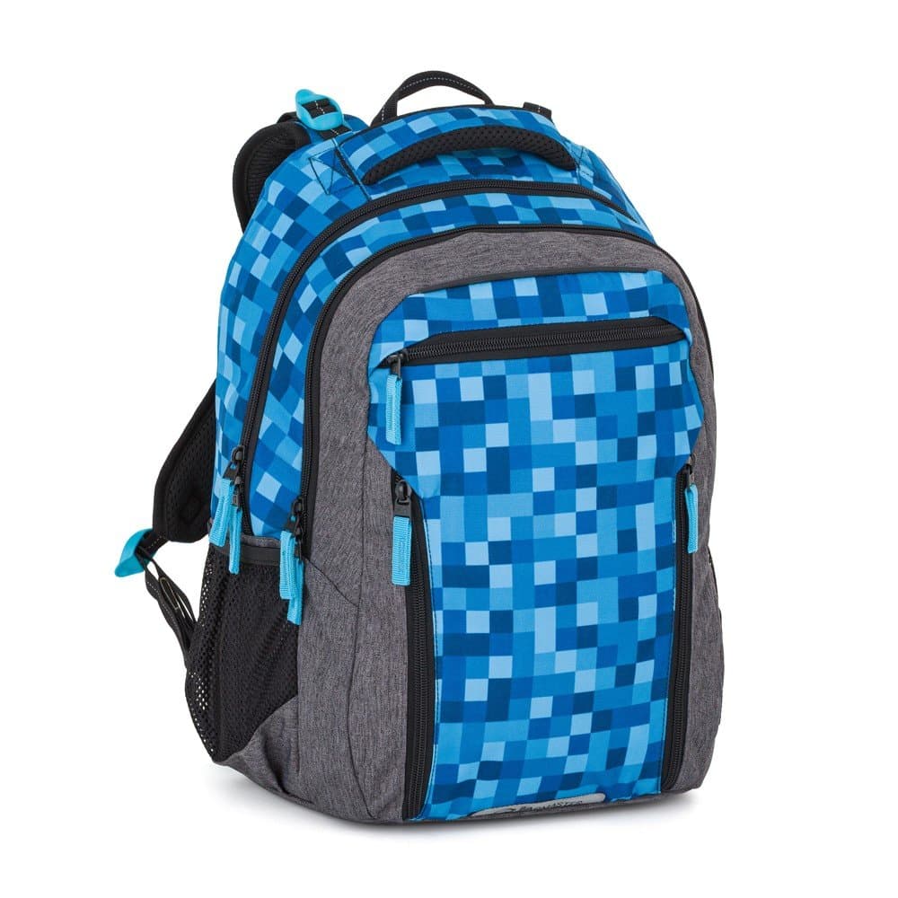 Bagmaster PORTO 26 B školní batoh – kostičky - náhled 1