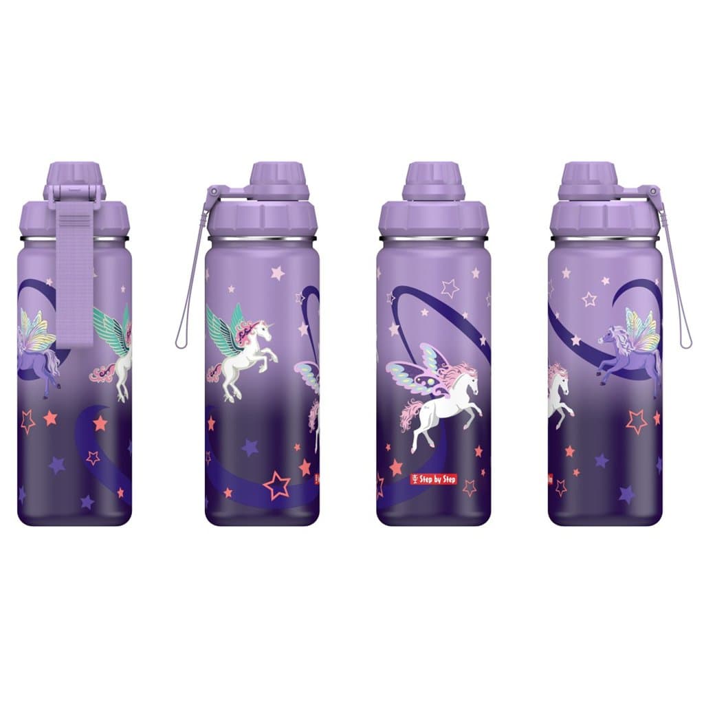 Izolovaná láhev na pití z nerezové oceli Step by Step 0,5 l, Dreamy Pegasus - náhled 3