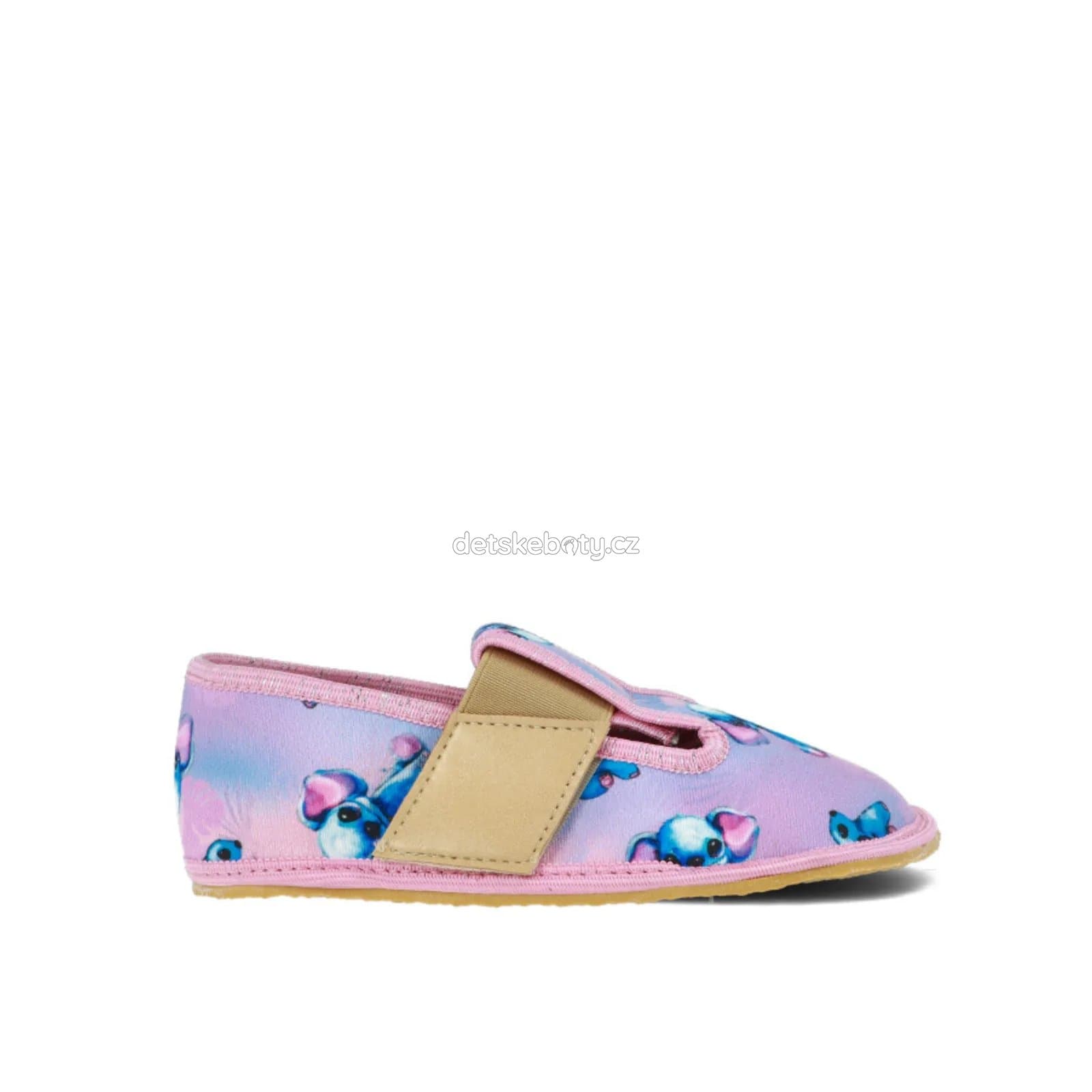 Domácí obuv Crawe Slippers Elastic Blue Dog Velikost: 24 - náhled 2