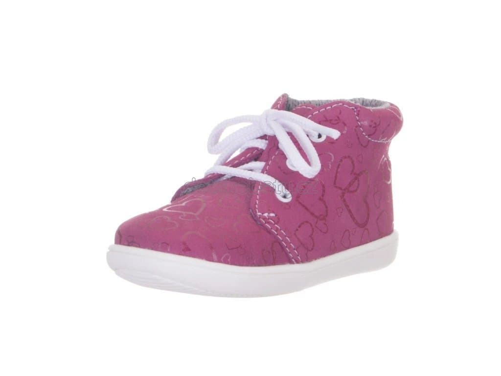 BOOTS4U T021 růžová potisk Velikost: 20