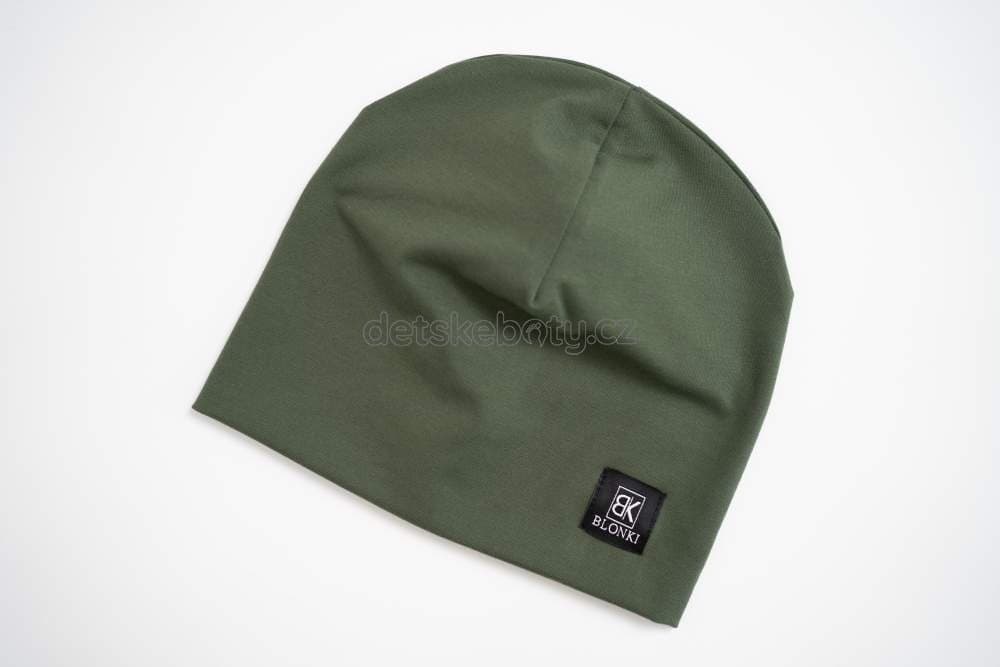 Tenká čepice Blonki Khaki Velikost: