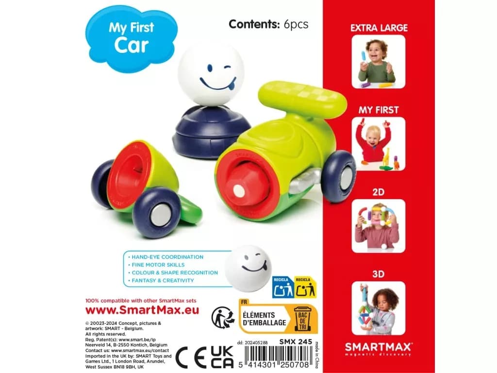 SmartMax - Moje první autíčko - 6 ks - náhled 2