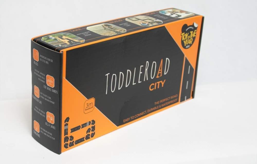 TODDLEROAD sada město - 14 silikonových puzzle dílů - náhled 5