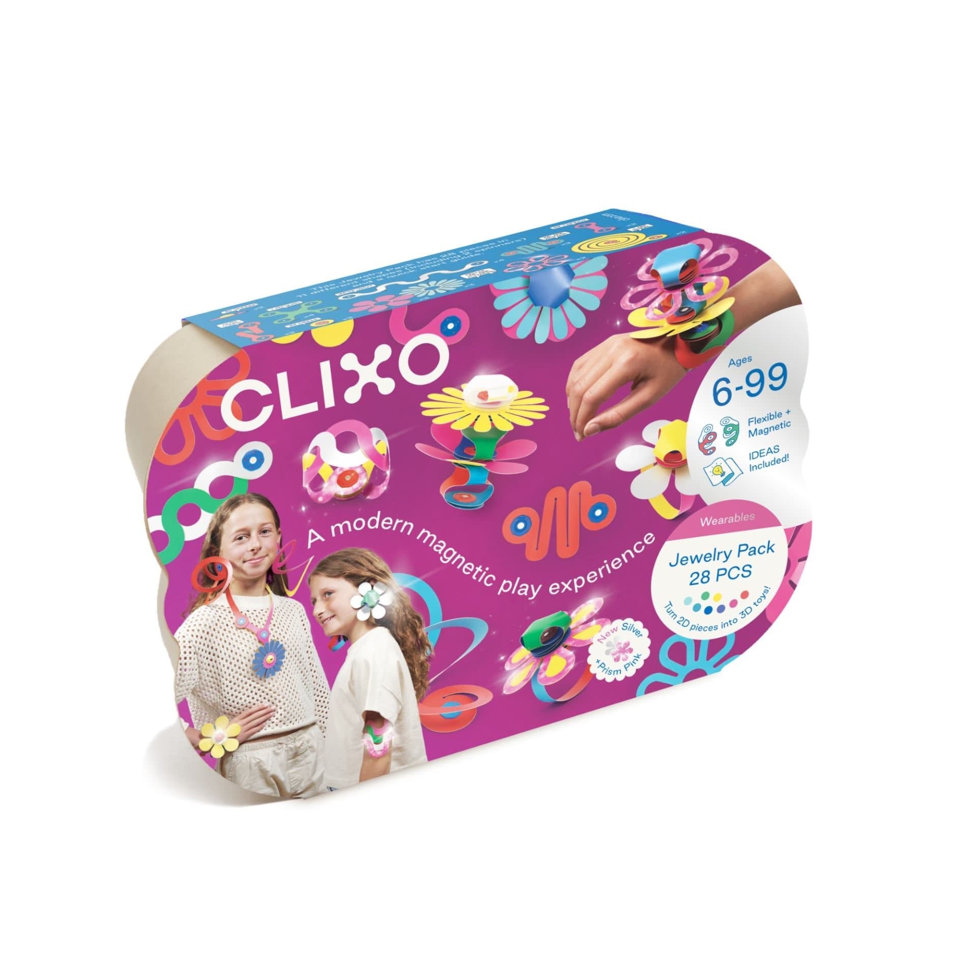 CLIXO Jewerly - magnetická stavebnice 28 kusů - náhled 4