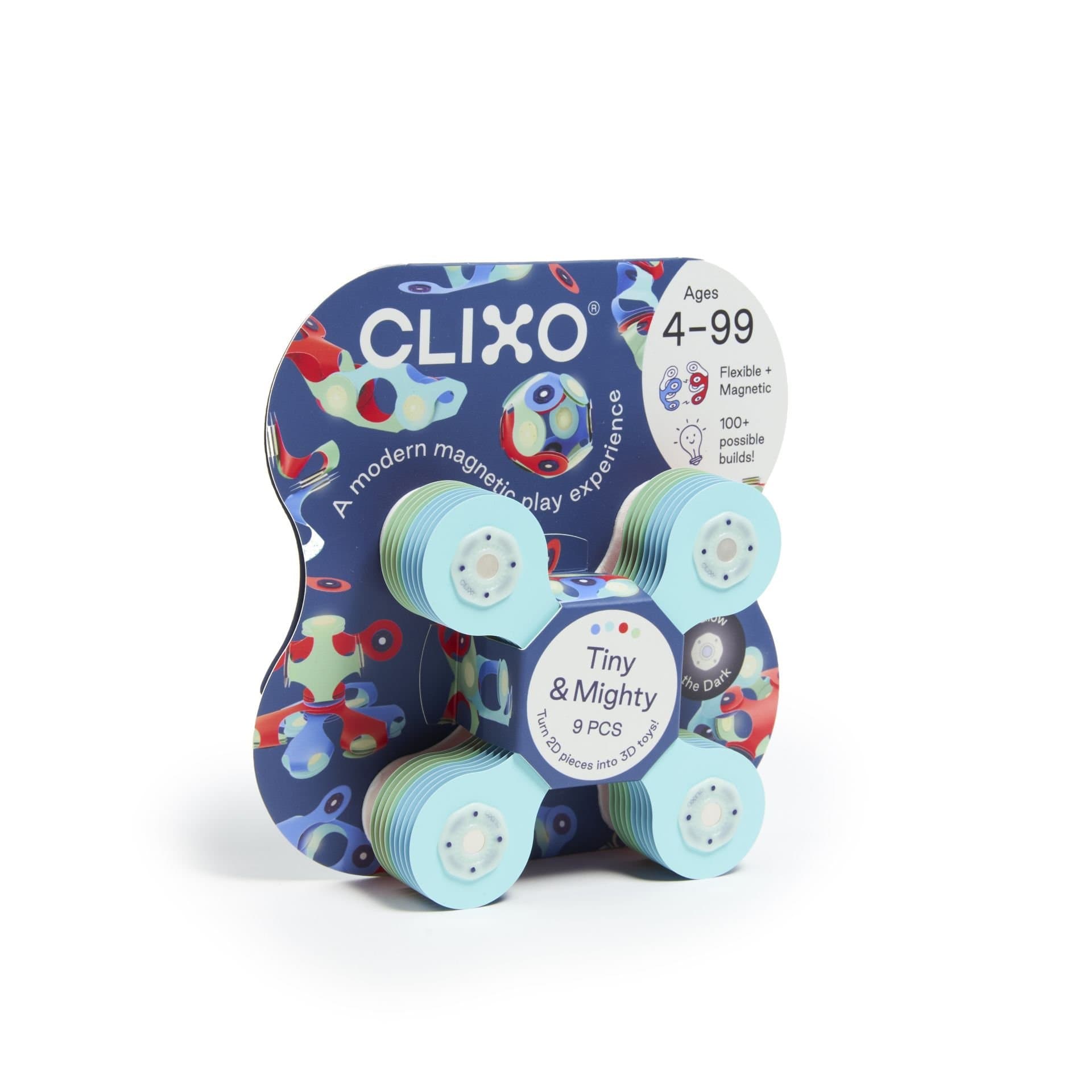 CLIXO Tiny & Mighty Marine - magnetická stavebnice 9 kusů
