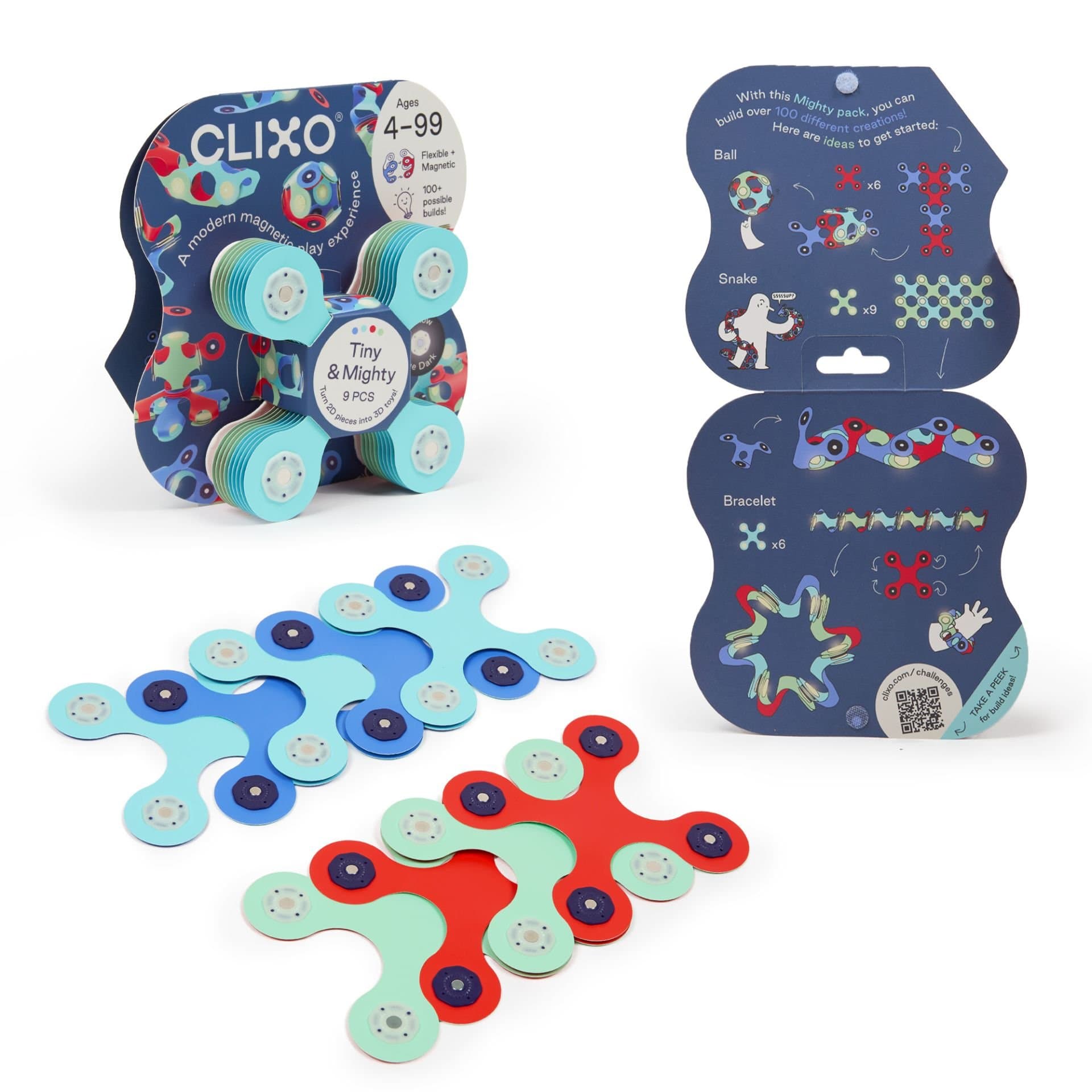 CLIXO Tiny & Mighty Marine - magnetická stavebnice 9 kusů - náhled 5