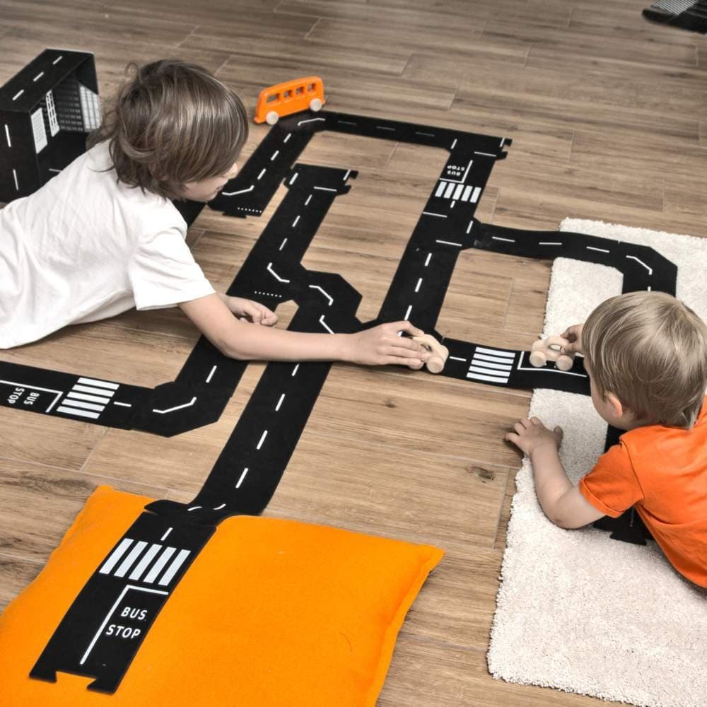 TODDLEROAD sada metropole -26 silikonových puzzle dílů - náhled 2