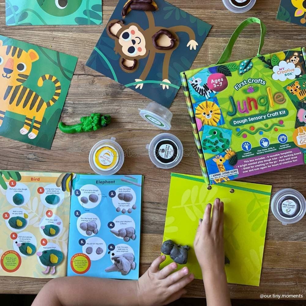 MY CREATIVE BOX – Senzorická tvořivá modelovací sada Džungle - náhled 3