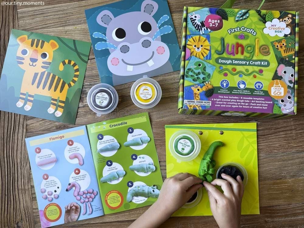 MY CREATIVE BOX – Senzorická tvořivá modelovací sada Džungle - náhled 4