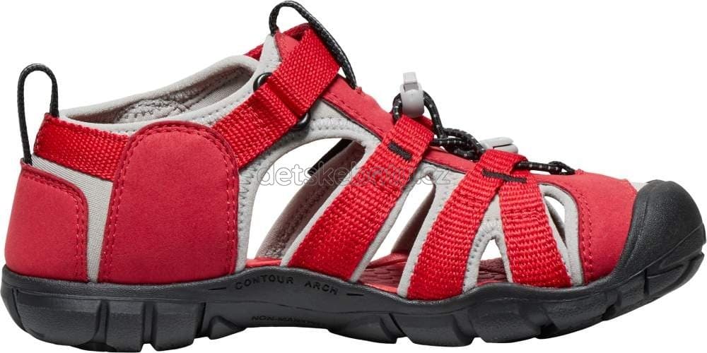 Dětské sandály Keen Seacamp II CNX children ribbon red/alloy Velikost: 29 - náhled 2